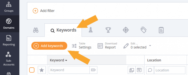 增加關(guān)鍵詞