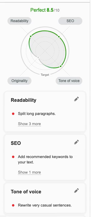 Semrush SEO寫作助理
