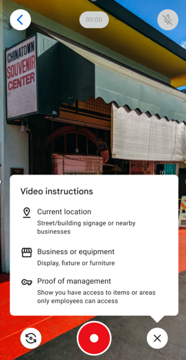 通過視頻進行驗證