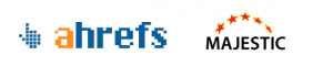 Ahrefs i Majestic 徽標(biāo)