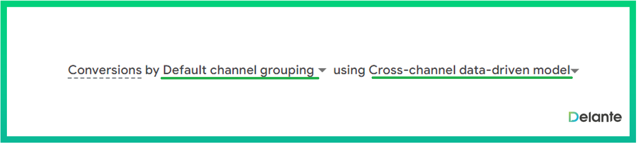 谷歌分析 4 中的歸因模型