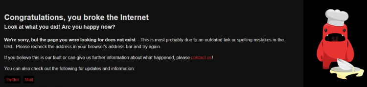 錯誤 4040 消息的示例