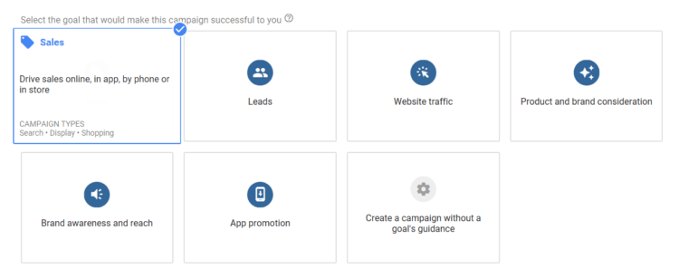 廣告系列目標(biāo)