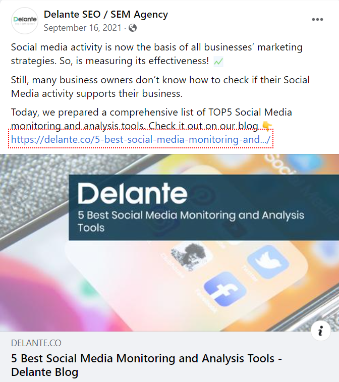 與 seo 機構社交媒體合作示例