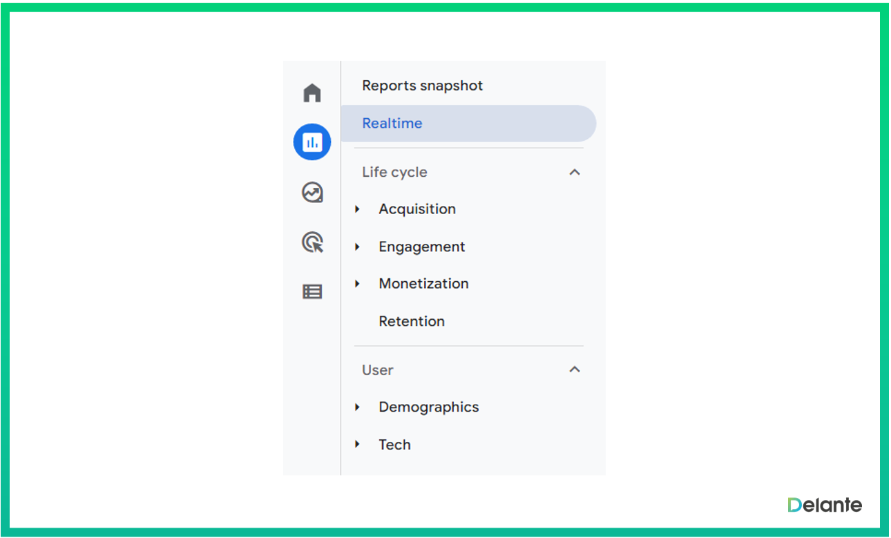 ga4實(shí)時(shí)報(bào)告