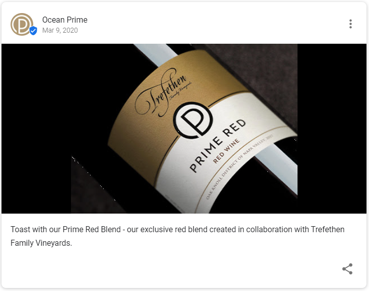 谷歌我的商業(yè)帖子示例