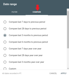 谷歌搜索控制臺選項(xiàng)的排名下降