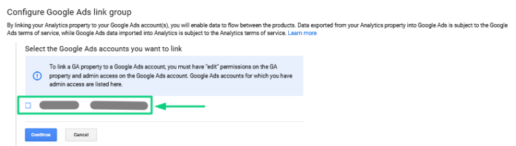 如何鏈接谷歌廣告和谷歌分析配置