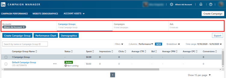 如何在廣告系列管理器中設置廣告鏈接