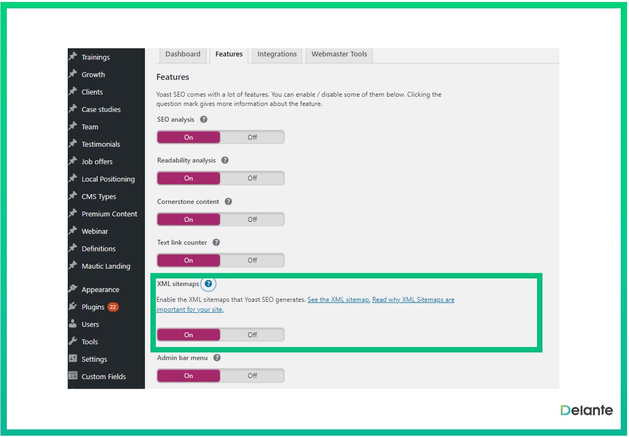 如何更新站點地圖 yoast