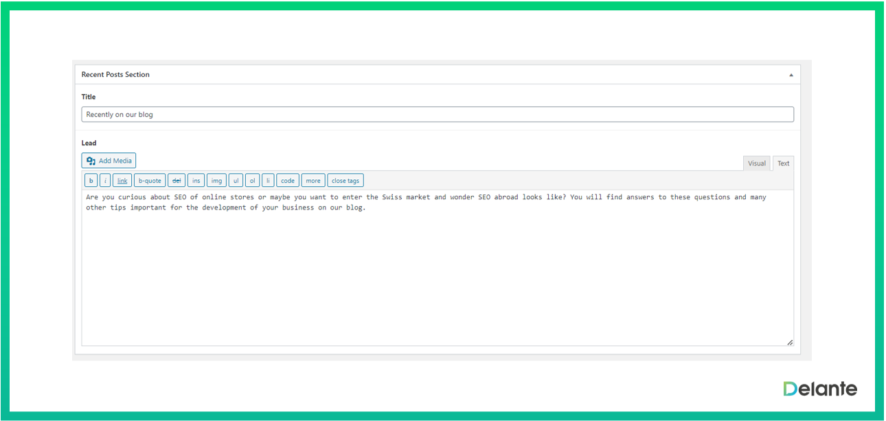 內(nèi)部鏈接自定義部分