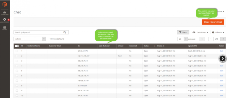 Magento 實(shí)時(shí)聊天