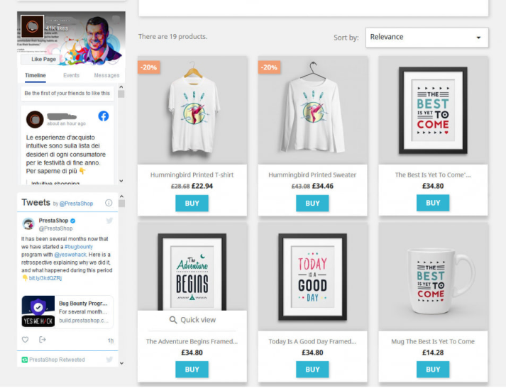 PrestaShop 產(chǎn)品提要應(yīng)用程序
