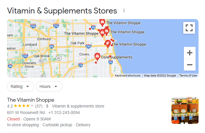 vpn 和 seo 本地搜索補(bǔ)充商店芝加哥