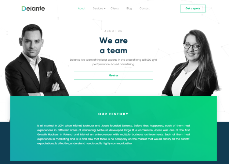 關(guān)于我們頁面