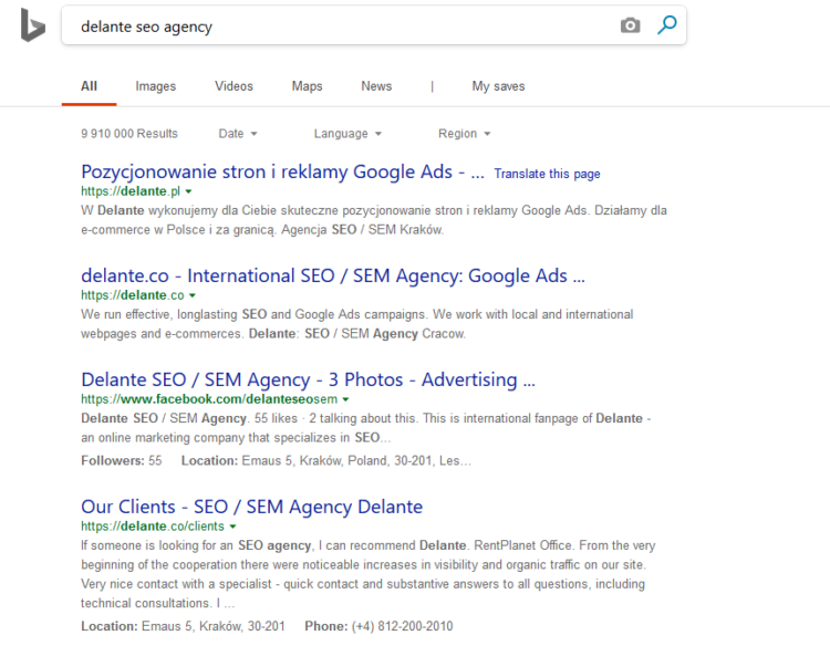 國外搜索引擎-bing