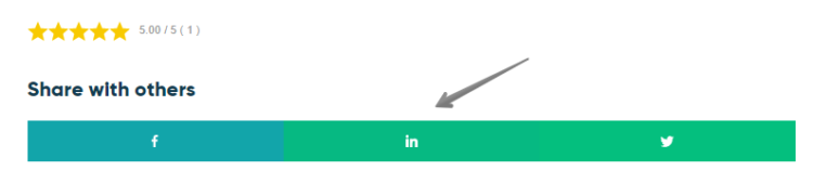 博客上的社交分享按鈕