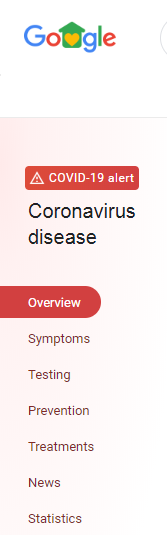 Covid 19 新聞 - 谷歌改進f