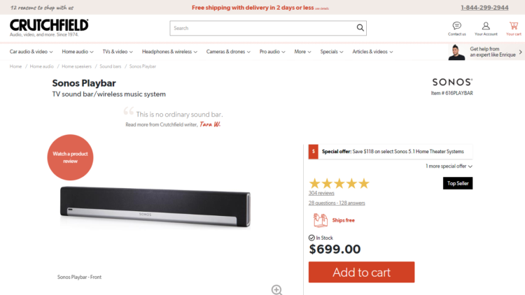 Crutchfield - 專家的幫助