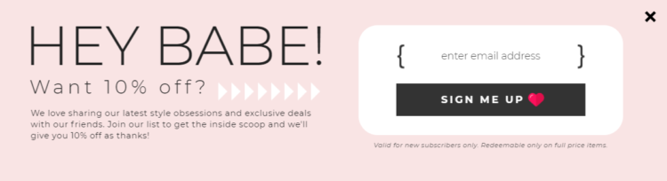 回頭客 - 折扣碼