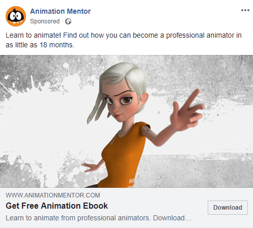 Facebook 廣告示例