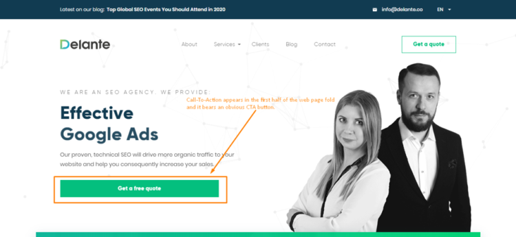 通過良好的 CTA 幫助提高您的 SEO 轉(zhuǎn)化率