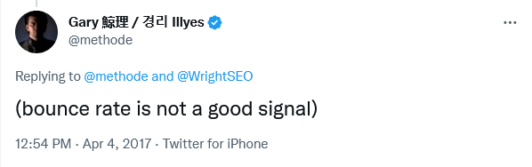 （跳出率不是一個好的信號）